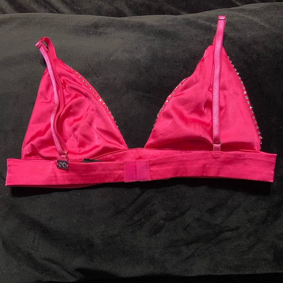 For Love & Lemons Holiday 2019 Diamond Sparkle Bra Size XS - Picture 4 of 6